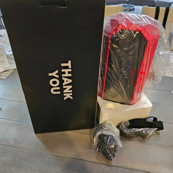 Altec Lansing HydraShock Red Everything Proof Portable Bluetooth Speaker - Picture 7 of 12